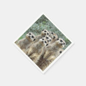 Serviette En Papier Meerkat-Group 001 (Coin)