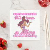 Serviette En Papier Megara - It's Been a Slice Napkins (En situation)