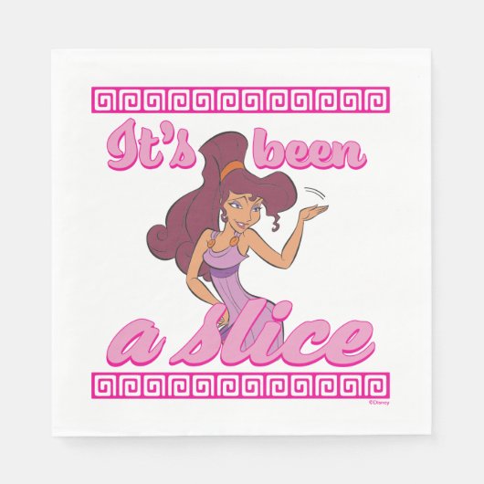 Serviette En Papier Megara - It's Been a Slice Napkins (Devant)