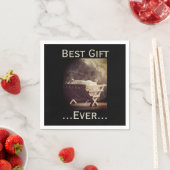 Serviette En Papier Meilleur cadeau Ever Noël Baby in Manger (En situation)