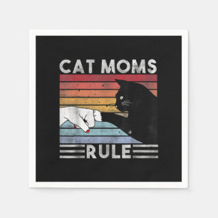 Serviette En Papier Meilleur Cat Maman jamais   Cat Maman Présente