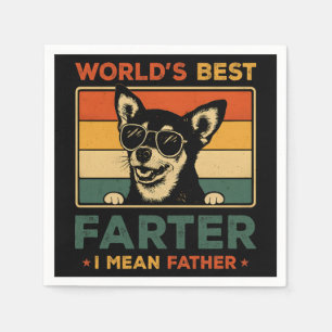 Serviette En Papier Meilleur Farter du monde Je veux dire Père Funny P