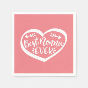 Serviette En Papier Meilleur Nonna