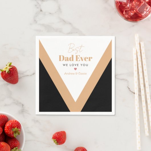 Serviette En Papier Meilleur papa (En situation)