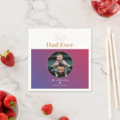 Serviette En Papier Meilleur papa (En situation)