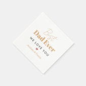 Serviette En Papier Meilleur papa (Coin)