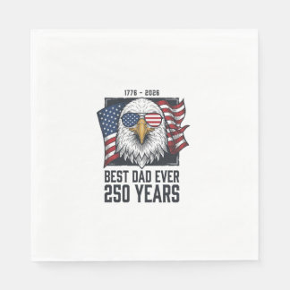 Serviette En Papier Meilleur Papa De Tous Les Temps 250 Ans T-Shirt Ea