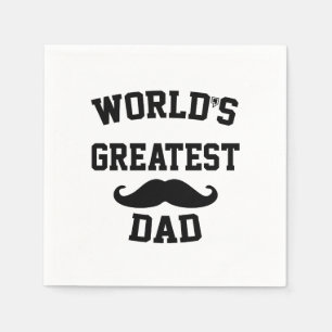 Serviette En Papier Meilleur papa du monde