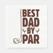 Serviette En Papier Meilleur papa par Parc Golf Papa (Devant)