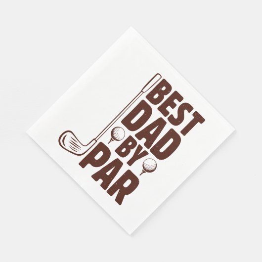 Serviette En Papier Meilleur papa par Parc Golf Papa (Coin)