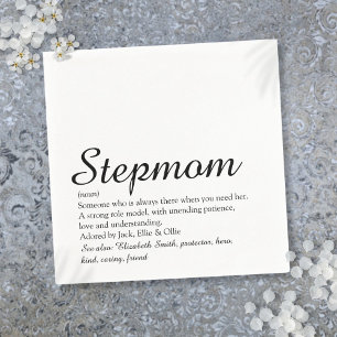 Serviette En Papier Meilleur Stepmaman, Script de définition Stepmère