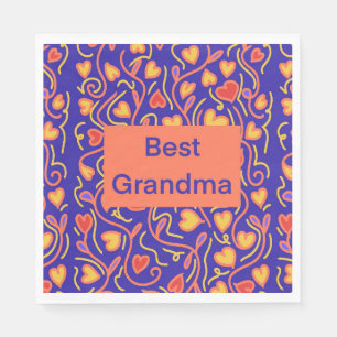 Serviette En Papier Meilleure grand-mère