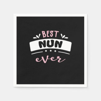 Serviette En Papier Meilleure idée cadeau Nun Ever