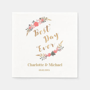 Serviette En Papier Meilleure journée !