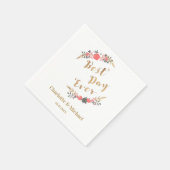 Serviette En Papier Meilleure journée ! (Coin)