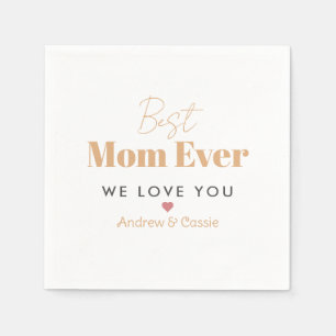 Serviette En Papier Meilleure maman jamais