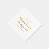 Serviette En Papier Meilleure maman jamais (Coin)