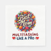 Serviette En Papier Meilleure maman qui soit (Devant)