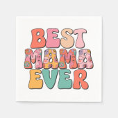Serviette En Papier Meilleure mère jamais (Devant)