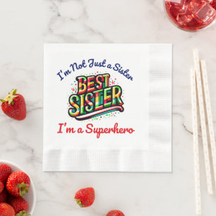 Serviette En Papier Meilleure soeur