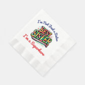 Serviette En Papier Meilleure soeur (Coin)