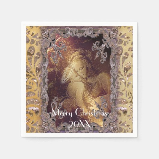 Serviette En Papier Meilleures vacances-cadeaux (Devant)