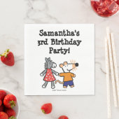 Serviette En Papier Meilleurs amis Maisy and Dotty Hold Hands (En situation)