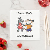 Serviette En Papier Meilleurs amis Maisy and Dotty Hold Hands (En situation)