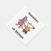 Serviette En Papier Meilleurs amis Maisy and Dotty Hold Hands (Coin)