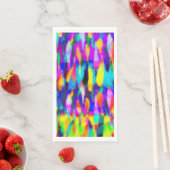 Serviette En Papier Mélange abstrait lumineux (En situation)