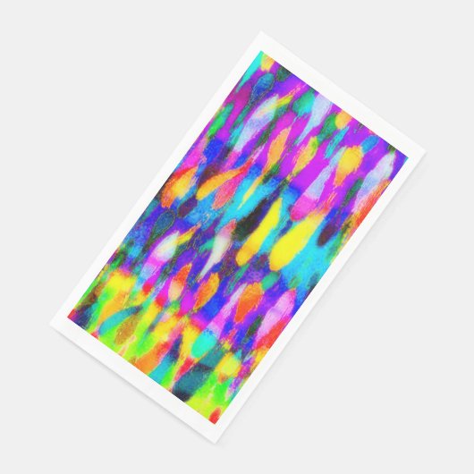 Serviette En Papier Mélange abstrait lumineux (Coin)