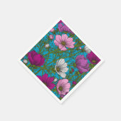 Serviette En Papier Mélange cosmos bleu (Coin)