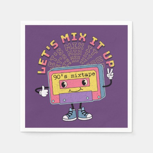 Serviette En Papier Mélangons-le. (Devant)