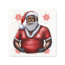 Melanin Noël Black Christmas Père Noël Frérot Sœur