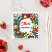 Serviette En Papier Mele Kalikimaka (En situation)