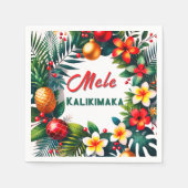 Serviette En Papier Mele Kalikimaka (Devant)