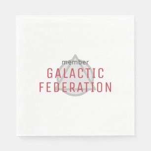 Serviette En Papier Membre de la Fédération Galactique 