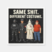 Serviette En Papier Même Différent Costume (Devant)