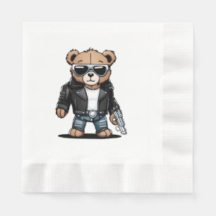 Serviette En Papier Mèmes de nounours mignons