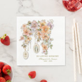 Serviette En Papier Mémorial de la florale catholique Mary (En situation)