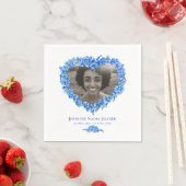 Serviette En Papier Mémorial de la réveillon photo oublié-moi-ne-pas (En situation)