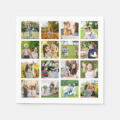 Serviette En Papier Memories in Motion : personnalisable 16 Photo Coll (Devant)