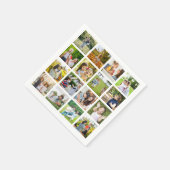 Serviette En Papier Memories in Motion : personnalisable 16 Photo Coll (Coin)