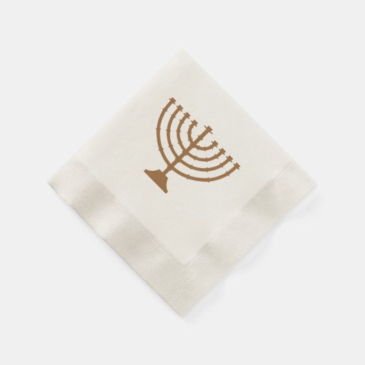 Serviette En Papier Menorah ~ Hanoukka Celebration (Coin)