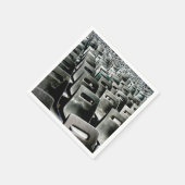 Serviette En Papier Mer des chaises gris (Coin)
