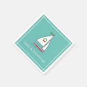 Serviette En Papier Mer et salutations Nautique Vacances Napkin Seafoa (Coin)