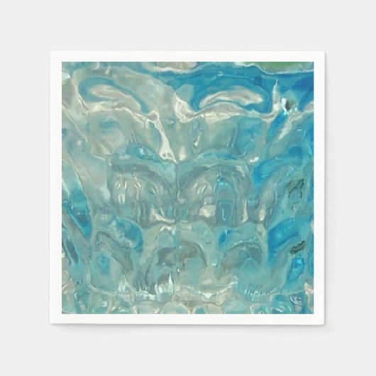 Serviette En Papier Mer turbulente (Devant)