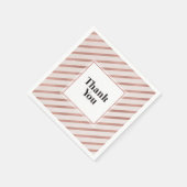 Serviette En Papier Merci (Coin)