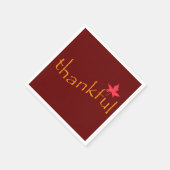 Serviette En Papier Merci (Coin)