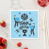 Serviette En Papier Merci (En situation)